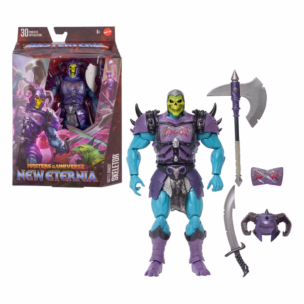 Motu Masterverse: : New Eternia Battle Armor Skeletor (Totalpris 398,-)