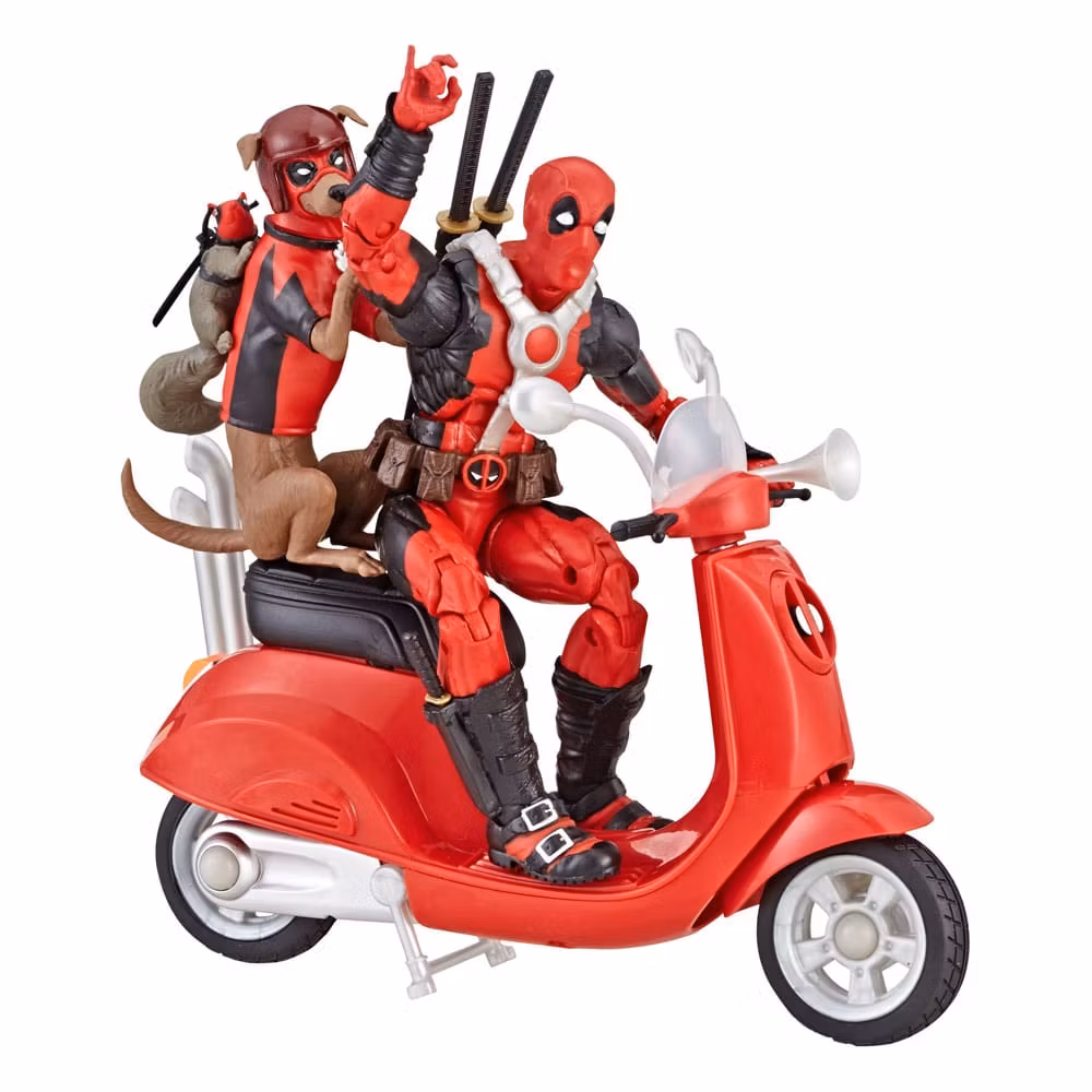 Deadpool Corps Marvel Legends Vehicle with Figure Deadpool with Scooter 15 cm (Totalpris 695,-)