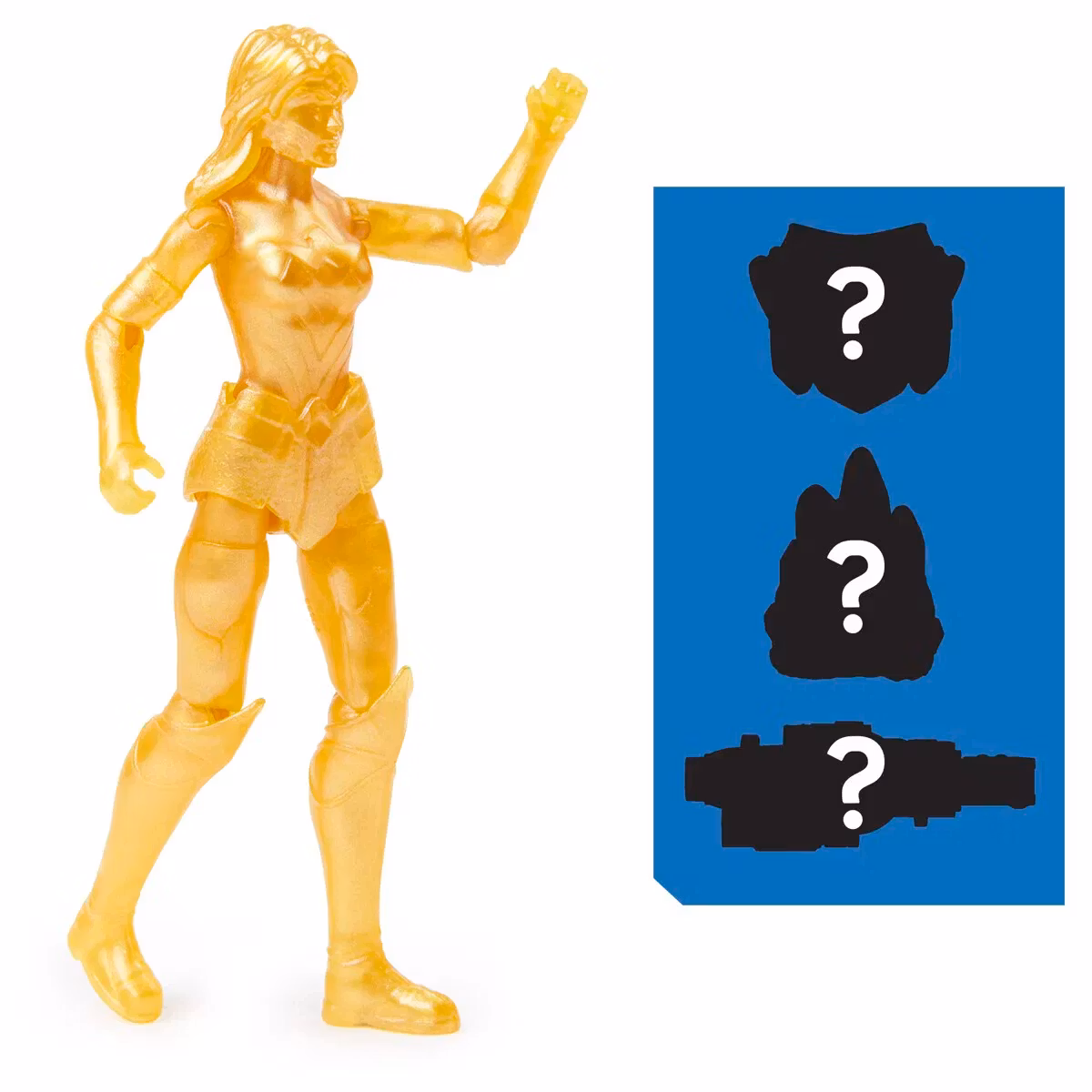 DC Basic spinmaster 10 cm Wonder Woman Gold (Rare)