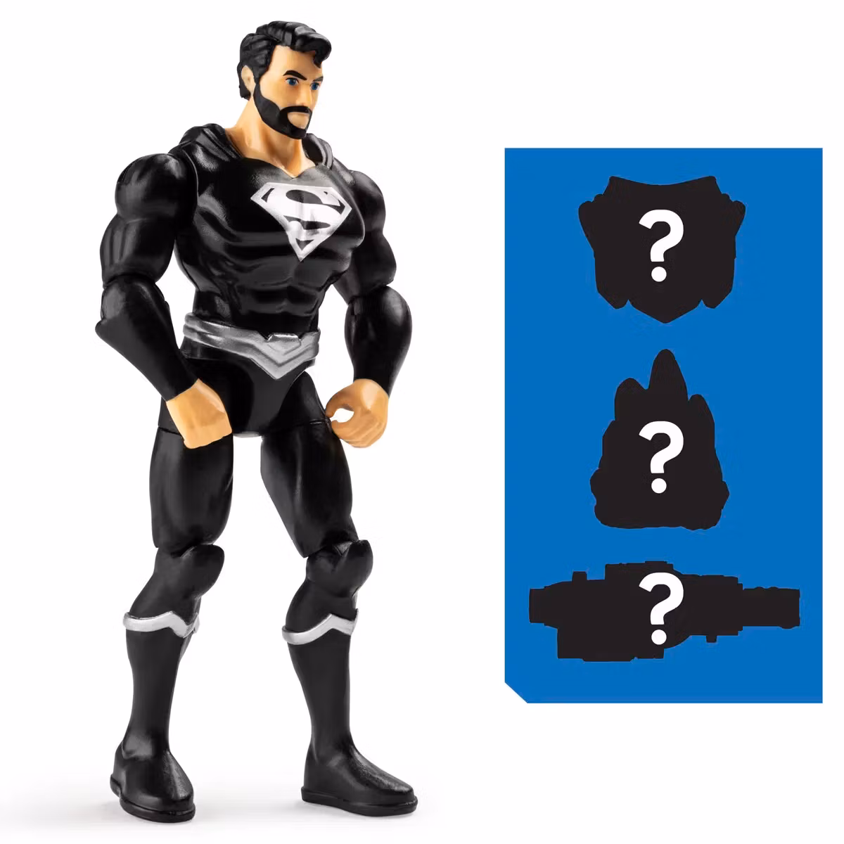 DC Basic spinmaster 10 cm Supermann (Sort drakt)