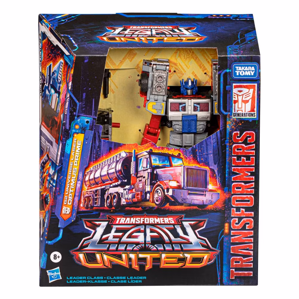 Transformers Generations Legacy United Leader Class Action Figure G2 Universe Laser Optimus Prime 19 cm