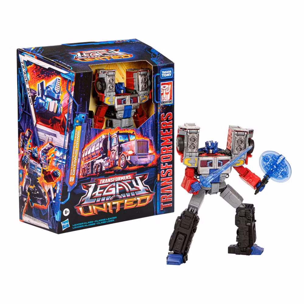 Transformers Generations Legacy United Leader Class Action Figure G2 Universe Laser Optimus Prime 19 cm