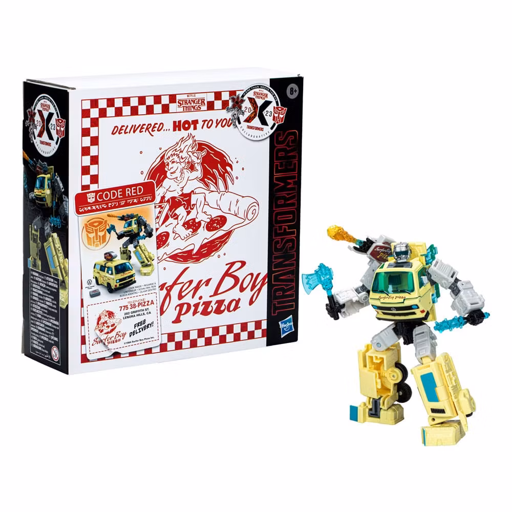 Transformers x Stranger Things  Action Figure Code Red