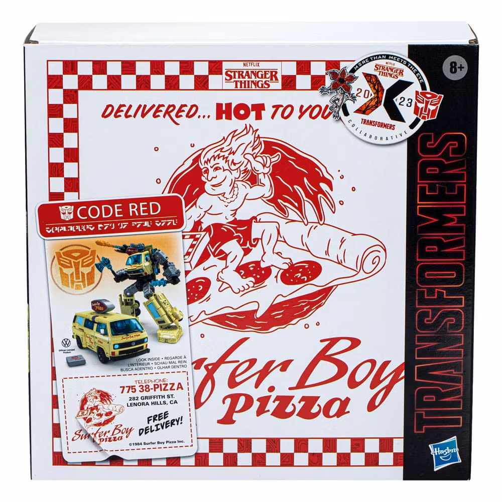 Transformers x Stranger Things  Action Figure Code Red