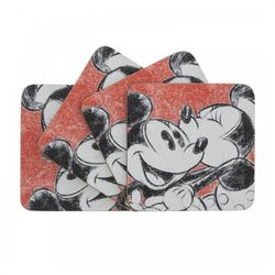 Coasters Mikke & Minni 4-pack