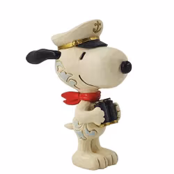 Snoopy med kaptein hatt