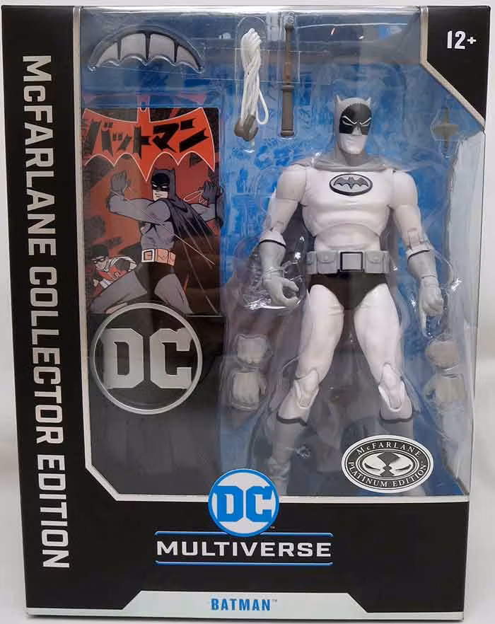 DC Multiverse collector edition 18 cm Batman (Chase/Platinum utgave)
