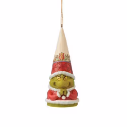 Grinch Gnome with Hands Clenched (Hanging Ornament)