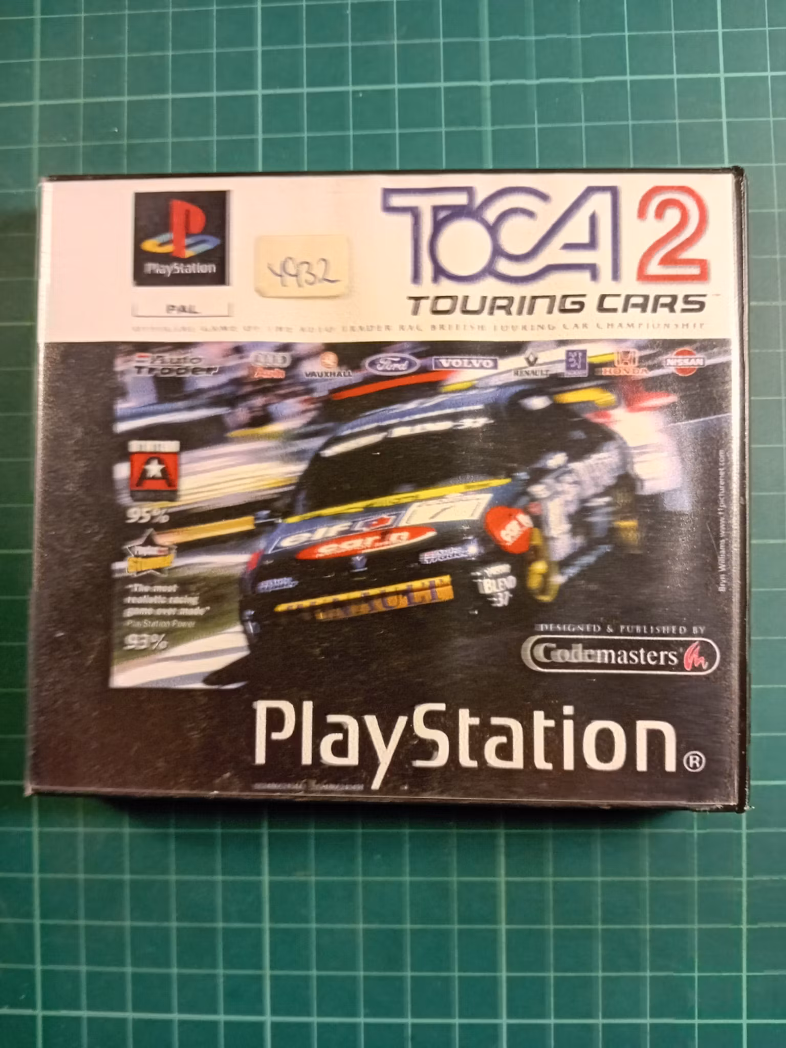 Playstation 1 : Toca 2: Touring Cars Codemasters Racing
