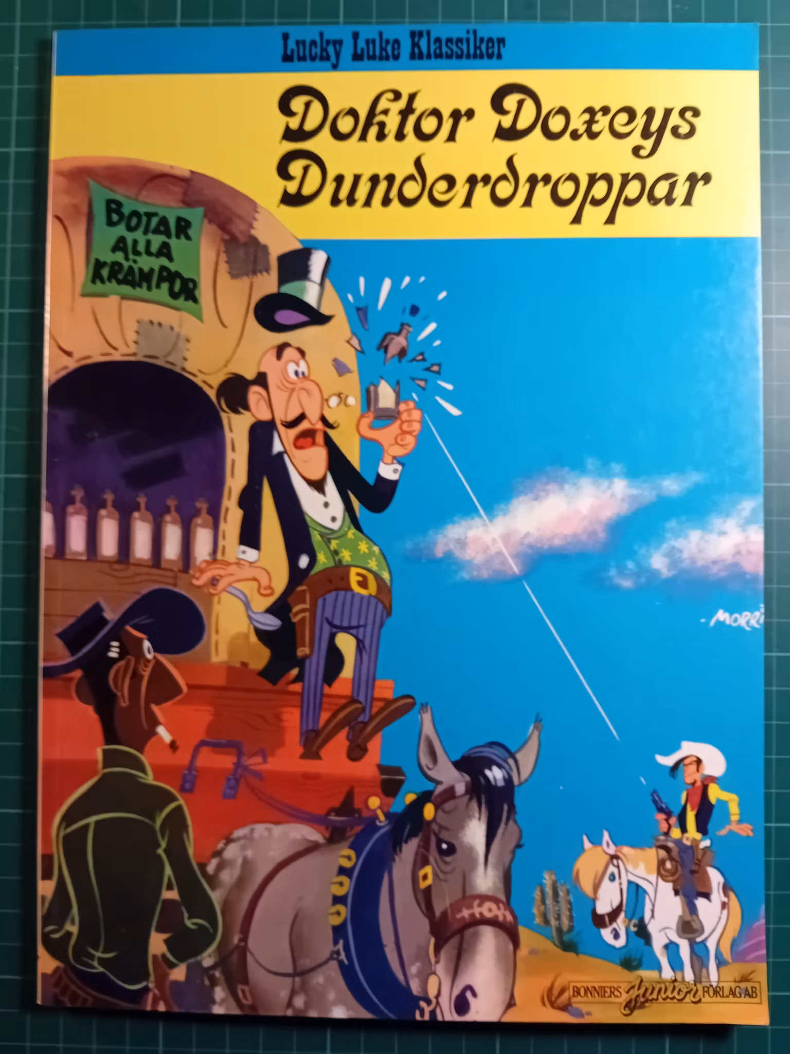 Lucky Luke 37 Doktor Doxeys dunderdroppar (Svensk)
