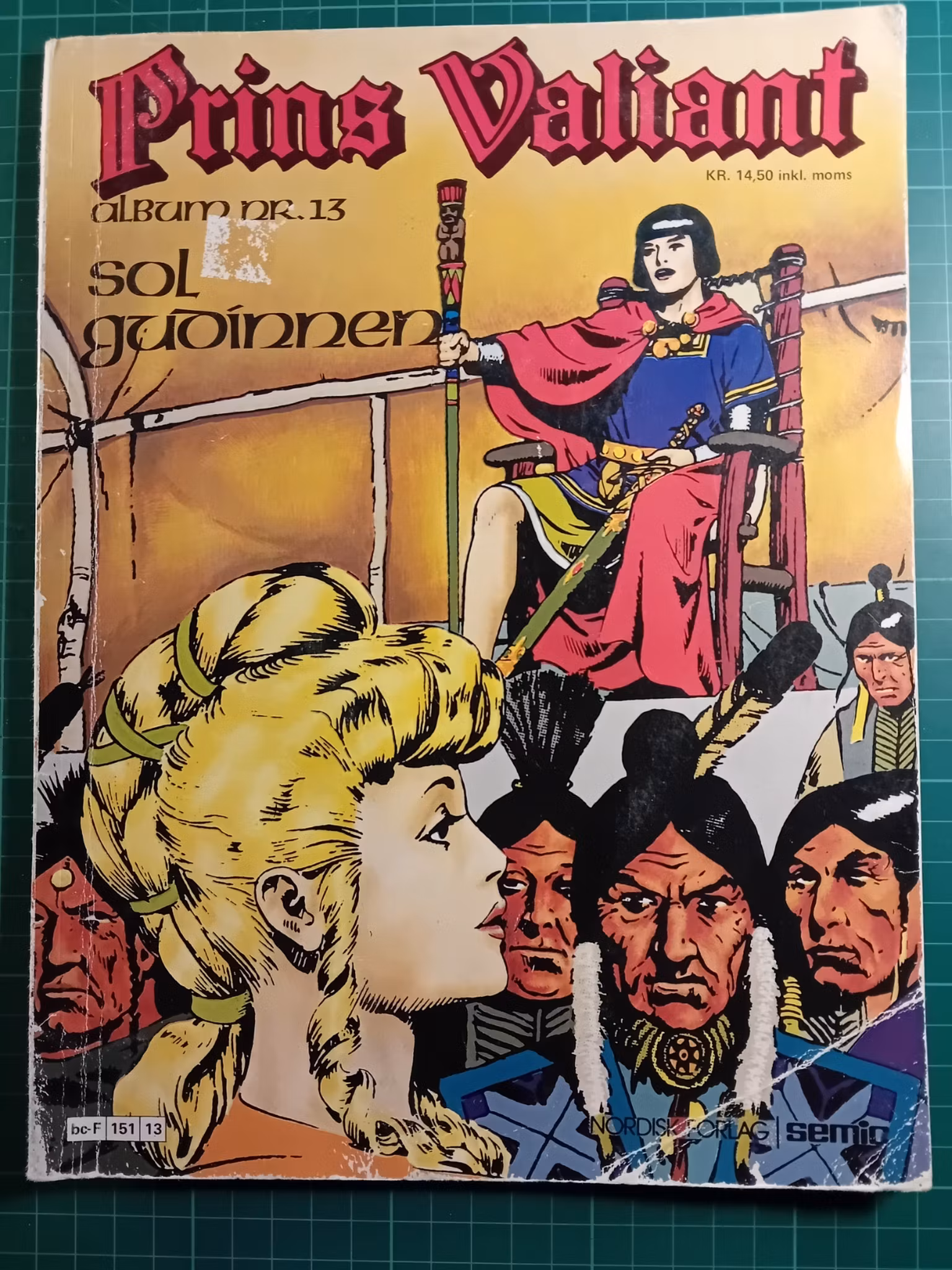 Prins Valiant 13 Sol Gudinnen (Lese eksemplar)