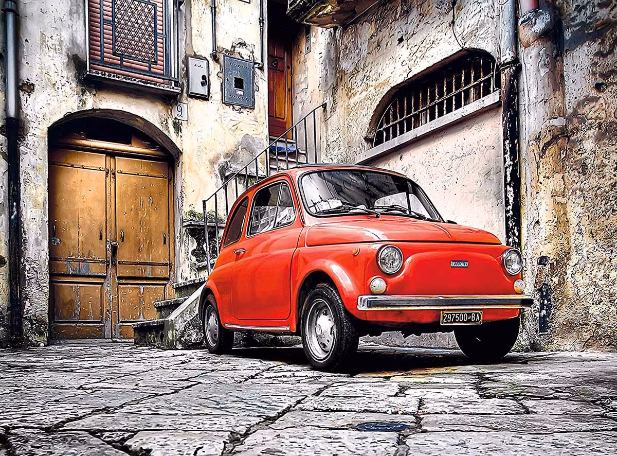 Puslespill Fiat (500 Biter)
