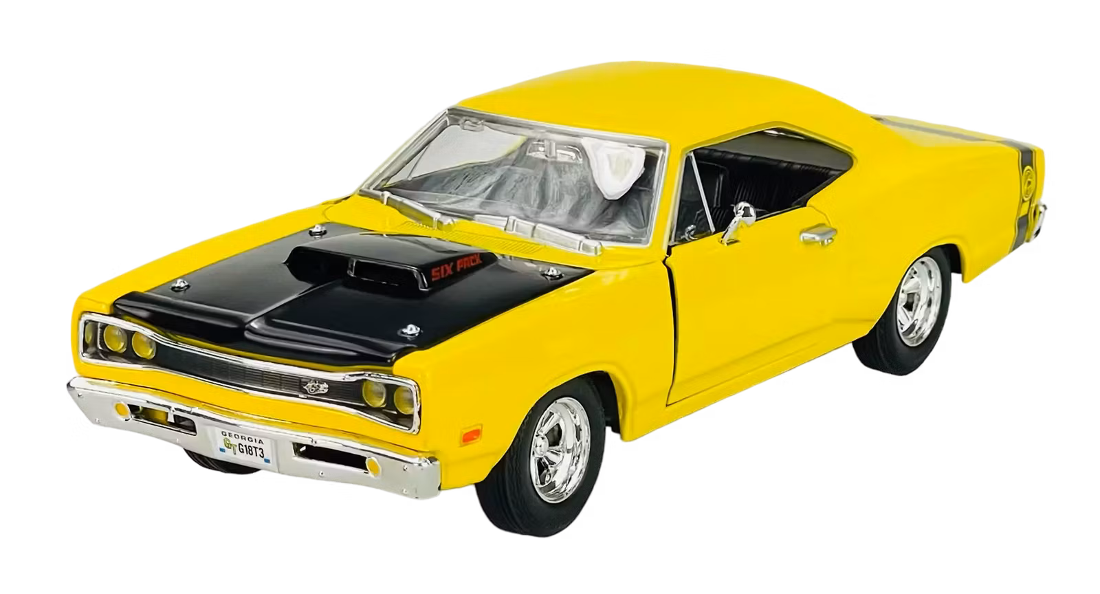 American Classic : Dodge Coronet Super Bee 1969 Gul 1:24