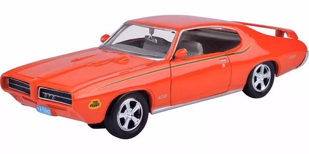 American Classic : Pontiac GTO Judge 1969 Rød 1:24