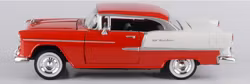 American Classic : Chevrolet Bel Air 1955 Rød 1:24