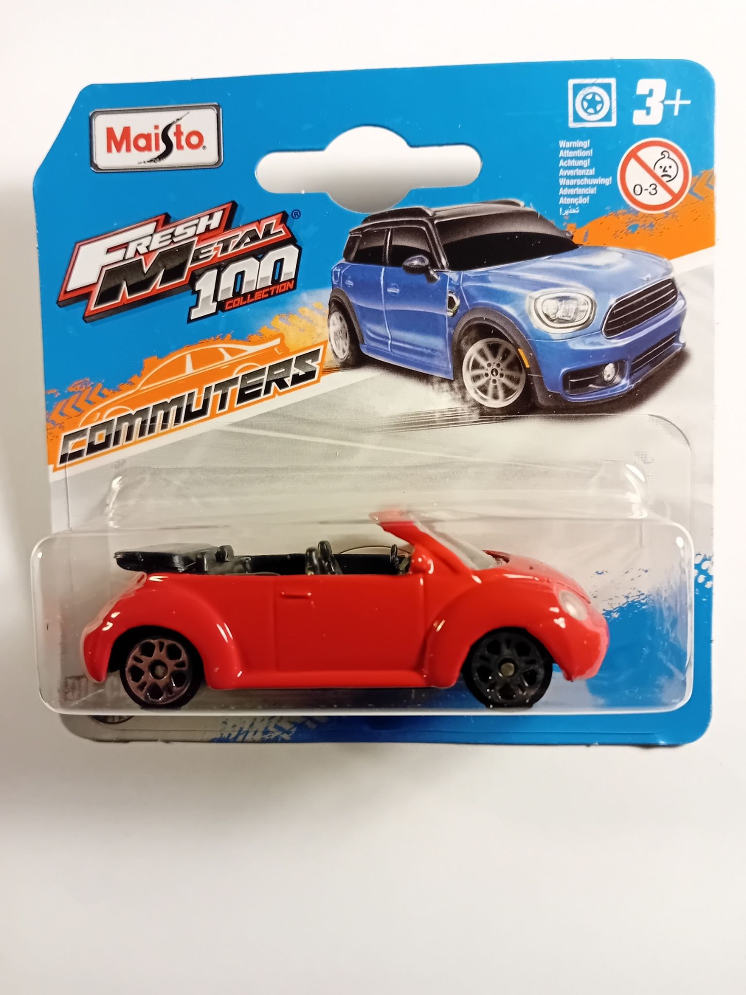 VW Beetle cab rød