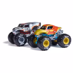 Monster Jam 1:64 Die Cast 2pk Marvel Iron Man vs War Machine