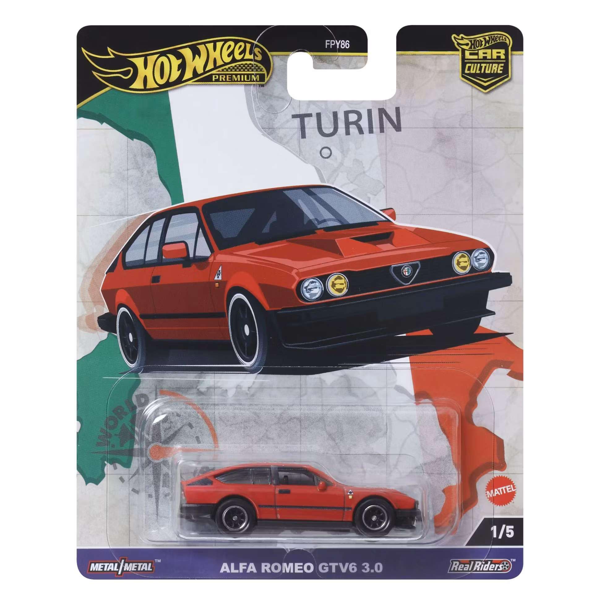 Car Culture Legends Alfa Romeo GTV6 3,0 Rød 1/5
