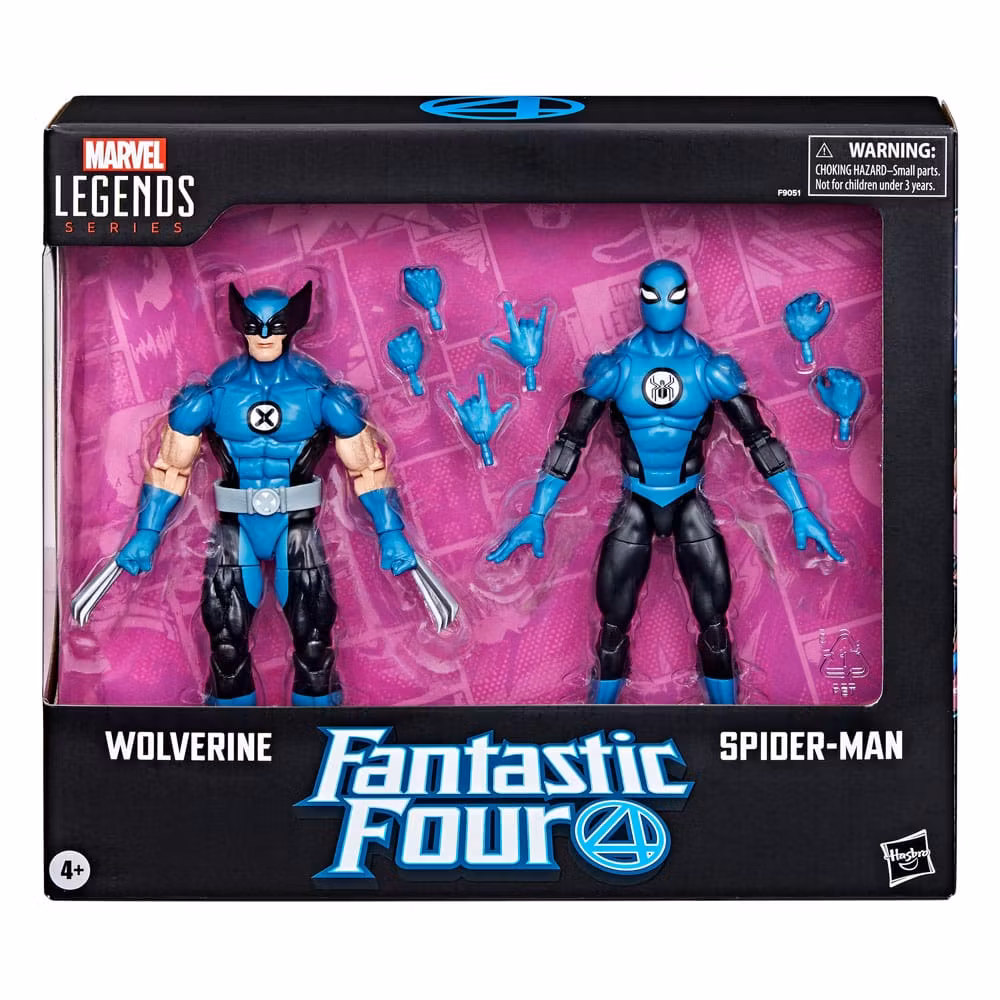 Fantastic Four Marvel Legends Action Figure 2-Pack Wolverine & Spider-Man 15 cm