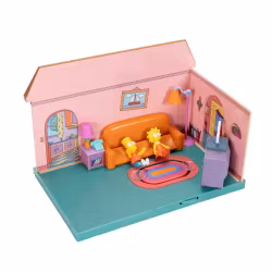 The Simpsons 6 cm Living Room Diorama