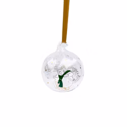 Flåklypa Julekule 7 cm - Ludvig