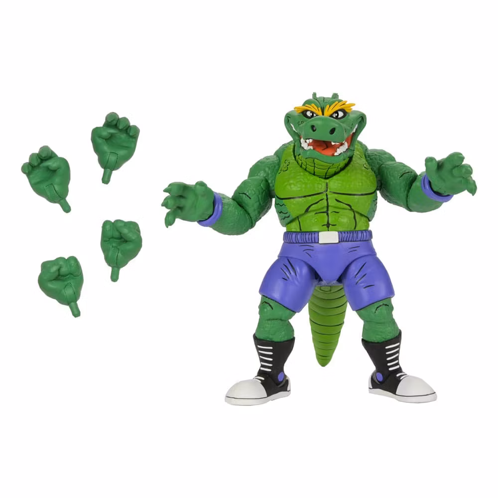 TMNT (Archie Comics) Action Figure Stump Wrestling Leatherhead 18 cm (Totalpris 649,-)