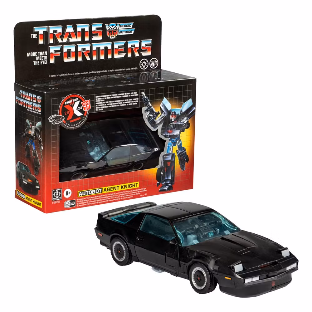 Transformers x Knight Rider Action Figure Autobot Agent Knight 16 cm (med lys og lyd)