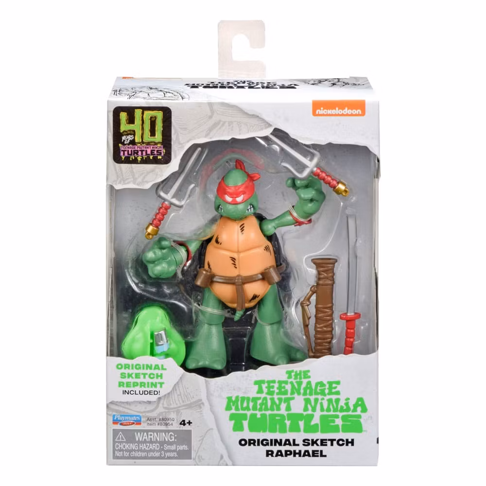 TMNT Action Figures 40th Anniversary 10 cm Raphael