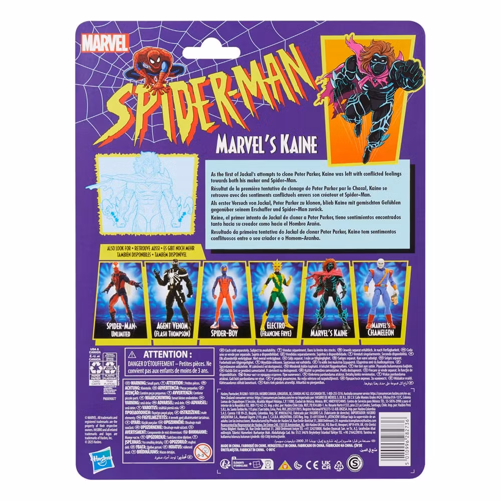 Spider-Man Marvel Legends Retro Action Figure Marvel's Kaine 15 cm (Totalpris 389,-)