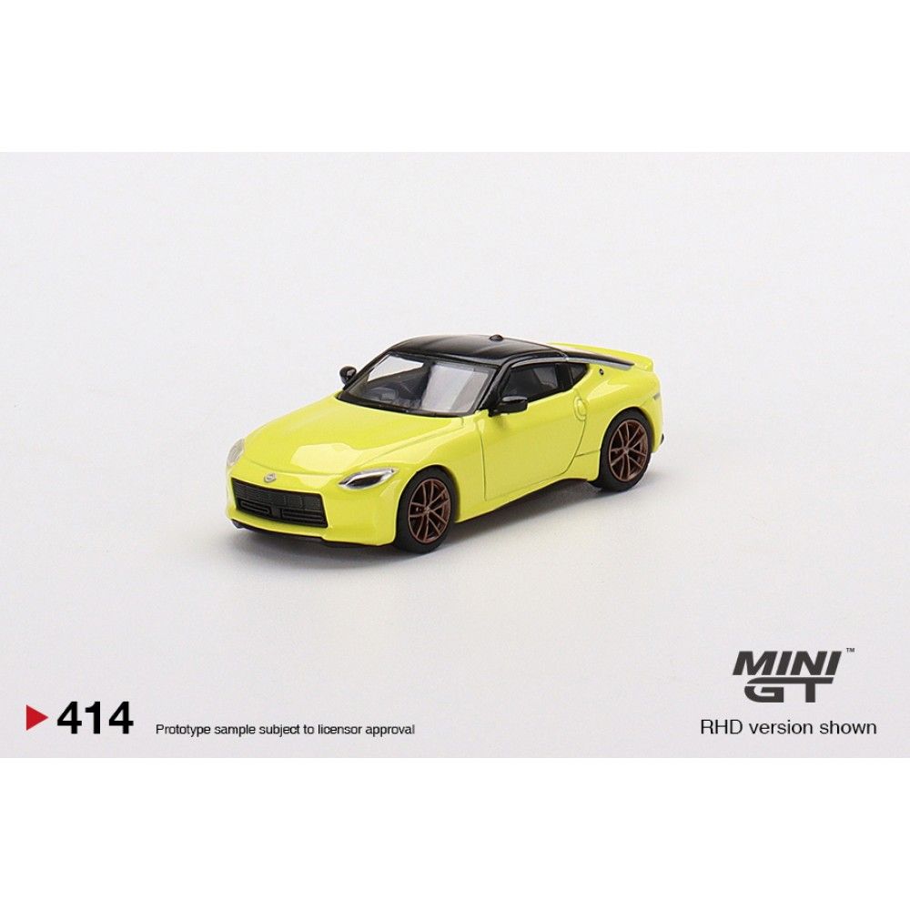 MINI GT 1:64 Nissan Fairlady Z Proto Spec 2023 Ikazuchi Yellow RHD MGT00414-R
