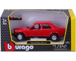Mercedes-benz 190e 1:24 Rød