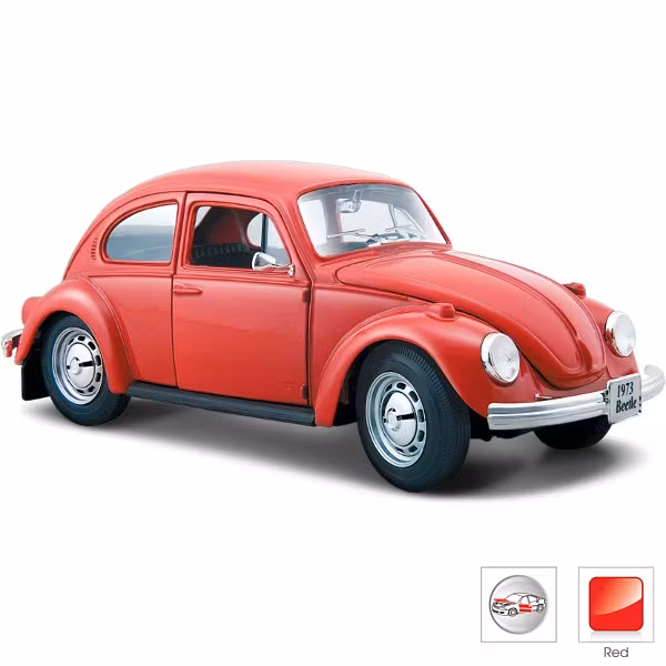 Volkswagen Bettle 1:24 Rød