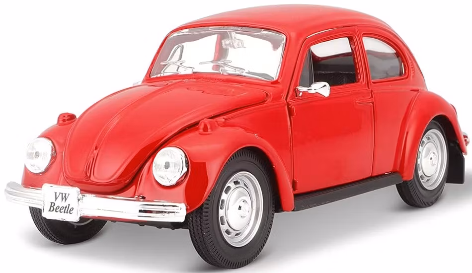 Volkswagen Bettle 1:24 Rød