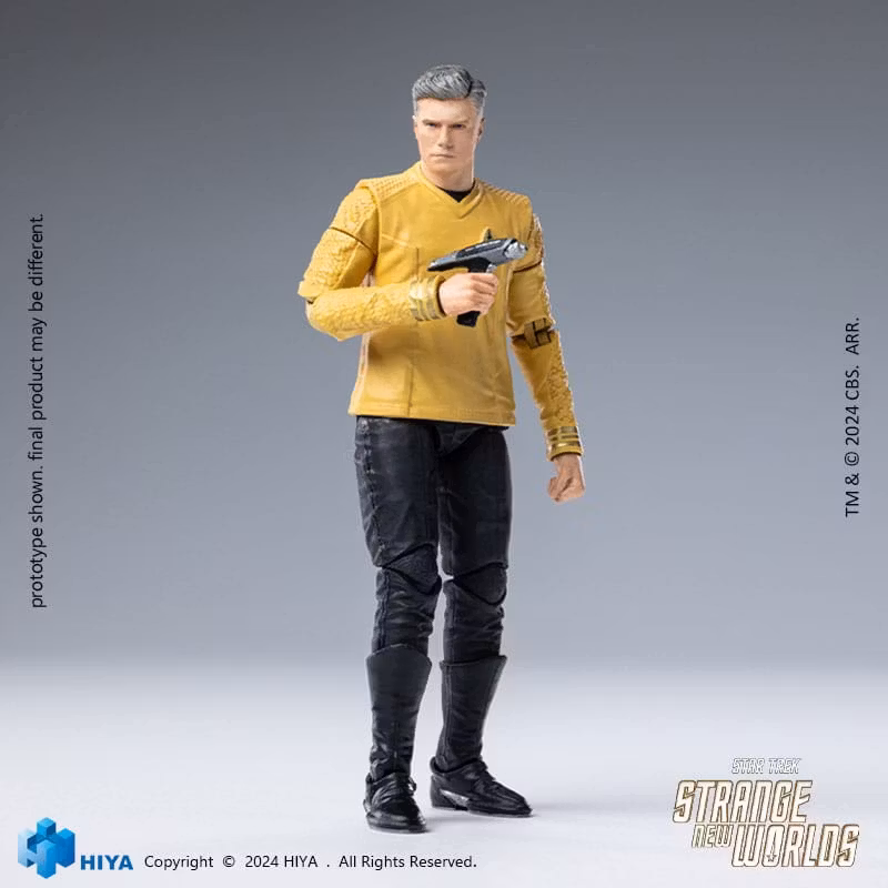 Star Trek Strange New Worlds Exquisite Mini Series Actionfigur 1/18 Pike (Totalpris 479,-)