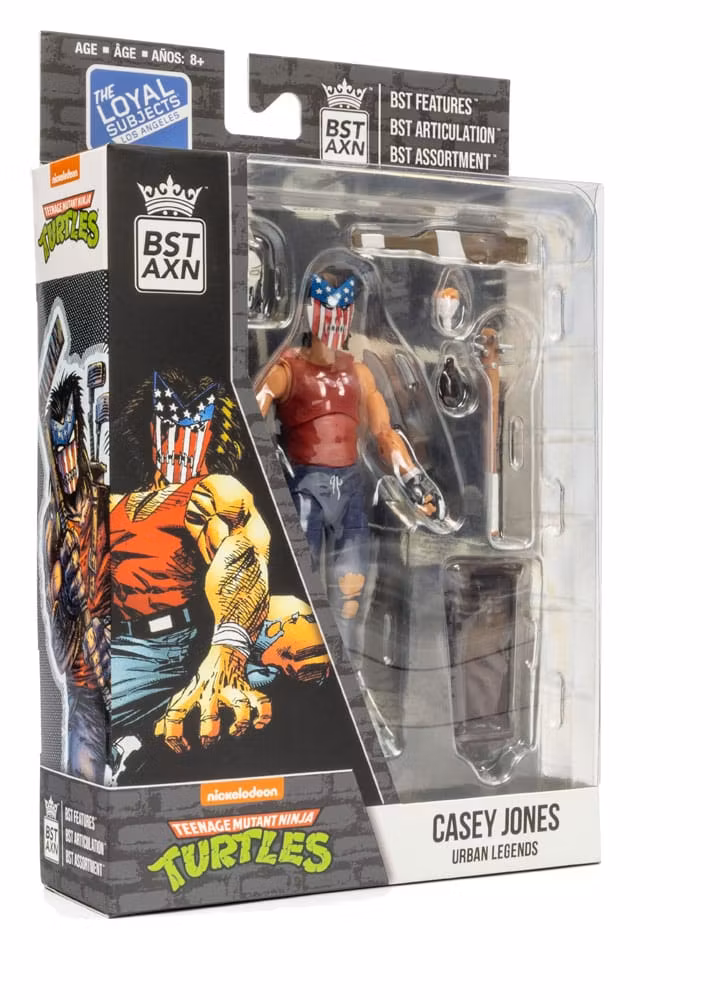Teenage Mutant Ninja Turtles BST AXN Action Figure Casey Jones Urban Legends 13 cm
