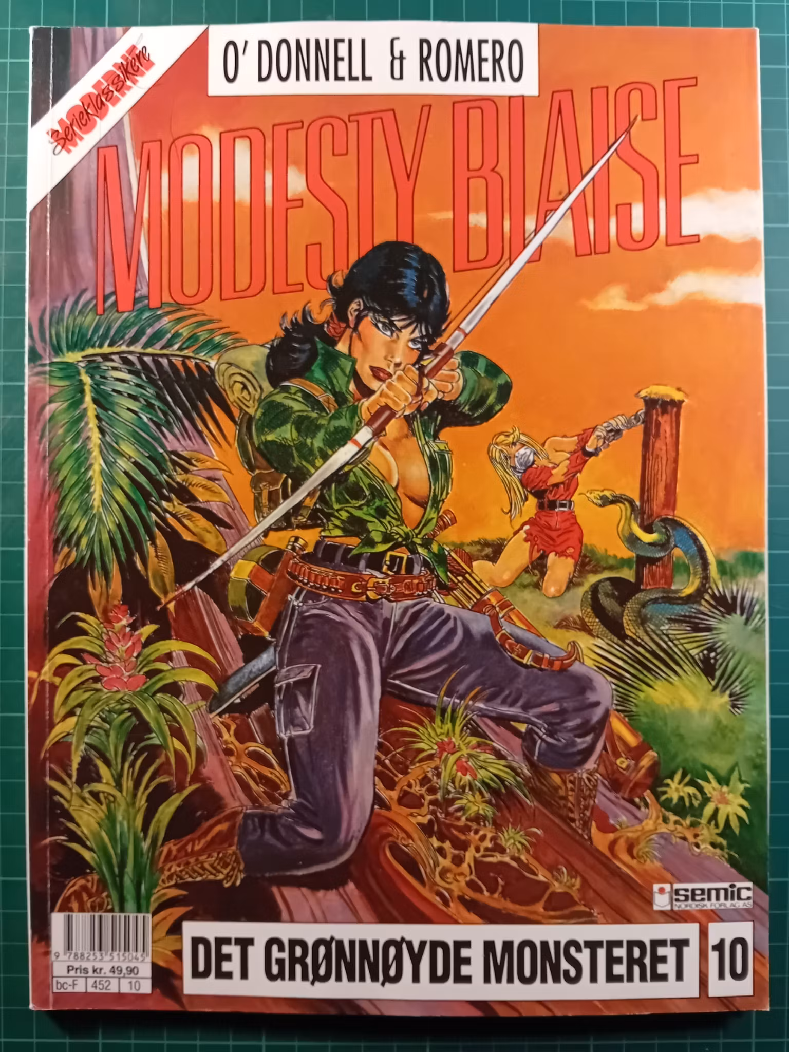 Modesty Blaise 10 Det grønnøyde monsteret