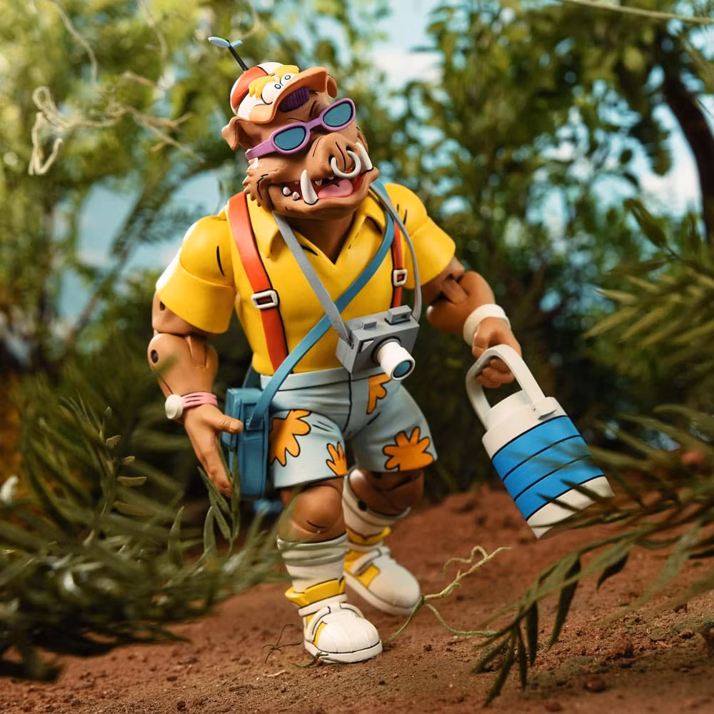 TMNT (Cartoon 1980) Action Figure 2 Pack Vacation Bebop and Rocksteady 18 cm (Totalpris 995-)