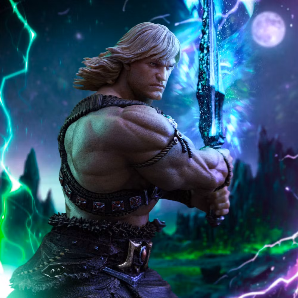 Masters of the Universe Deluxe Art Scale Statue 1/10 He-Man Unleashed 34 cm (totalpris 4.295,-)