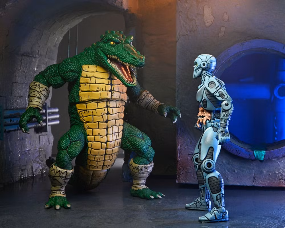 TMNT: (Mirage Comics) Action Figure Leatherhead 21 cm (Totalpris 895,-)