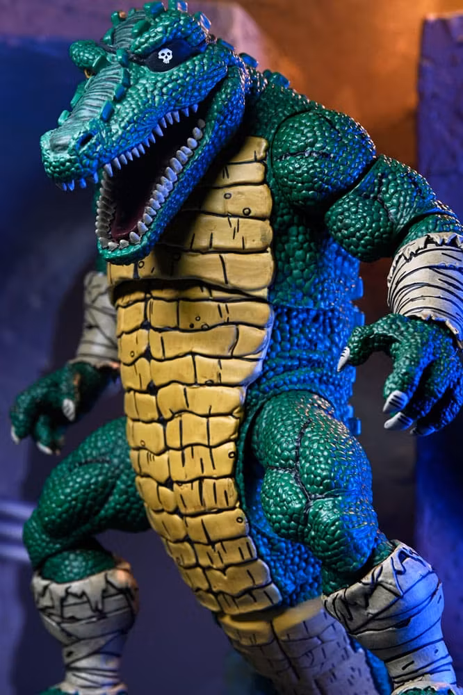 TMNT: (Mirage Comics) Action Figure Leatherhead 21 cm (Totalpris 895,-)