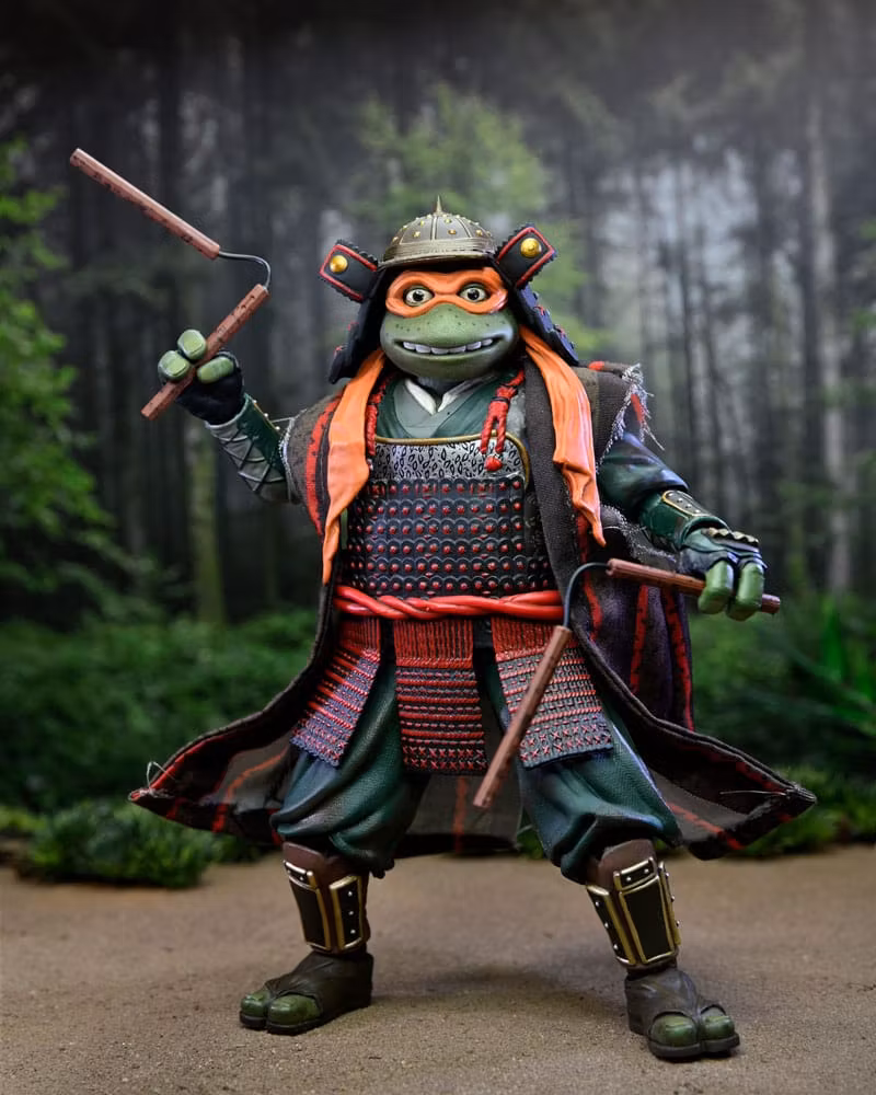 Teenage Mutant Ninja Turtles III Action Figure 2-Pack Leonardo & Michelangelo 18 cm (Totalpris 1.295,-)