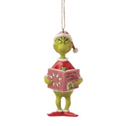 Grinch with book, ornament (Totalpris 419,-)