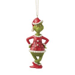 Grinch with hands on hips, ornament (Totalpris 298,-)