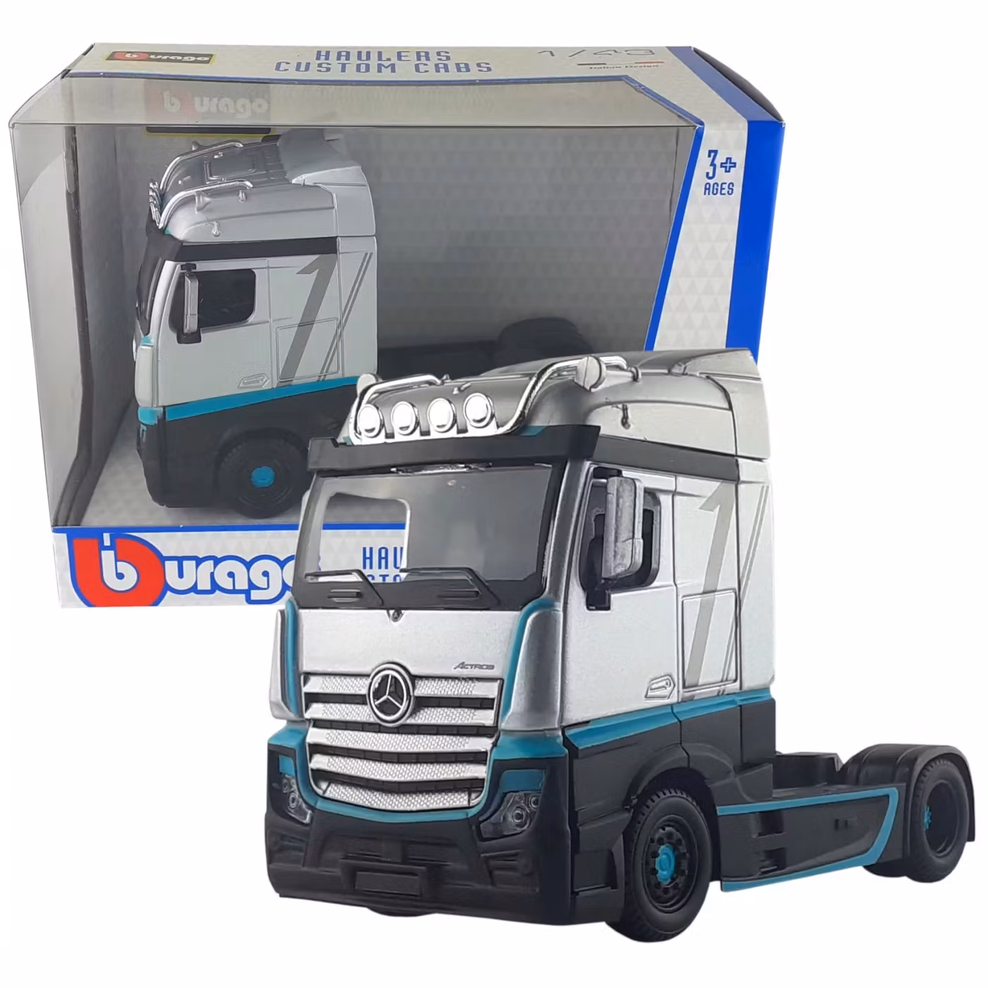 Mercedes Actros 2 Gigaspace 1:43 Street Fire Haulers Custom Cabs