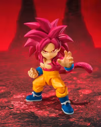 Dragon Ball Daima S.H.Figuarts Action Figure Super Saiyan Level 4 Son Goku (mini) 8 cm (totalpris 849,-)