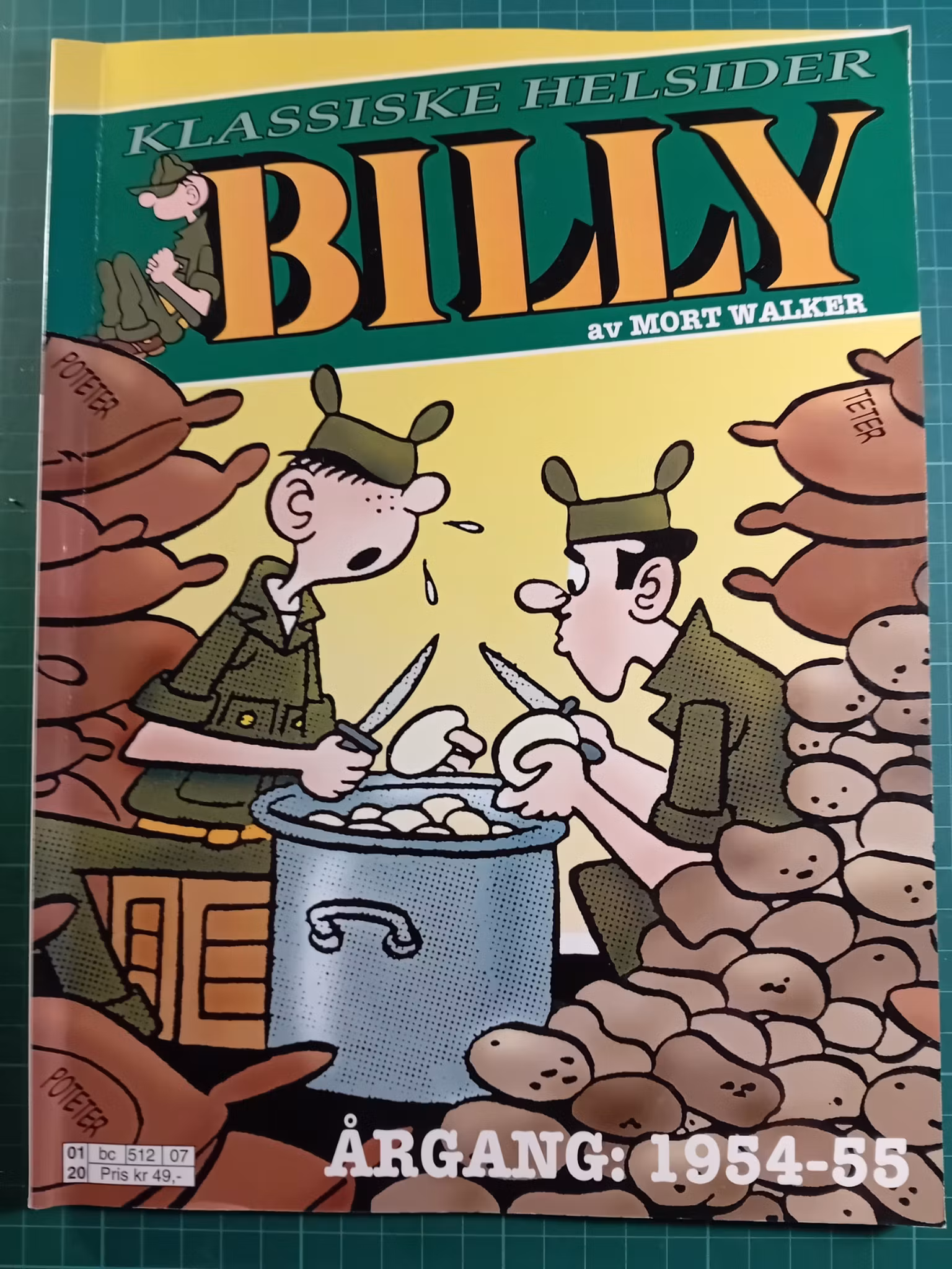 Billy Klassiske helsider 1954-55