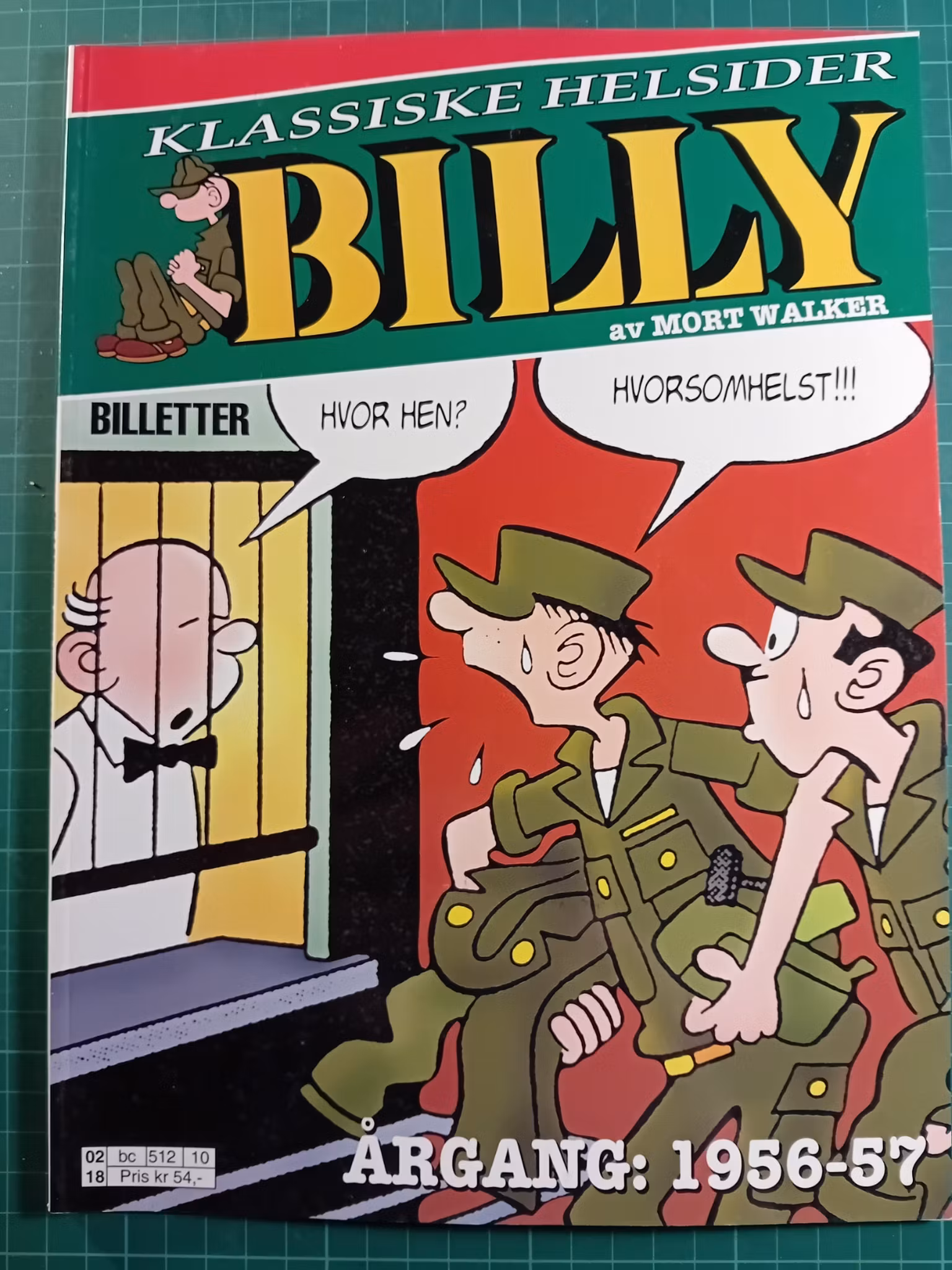 Billy Klassiske helsider 1956-57