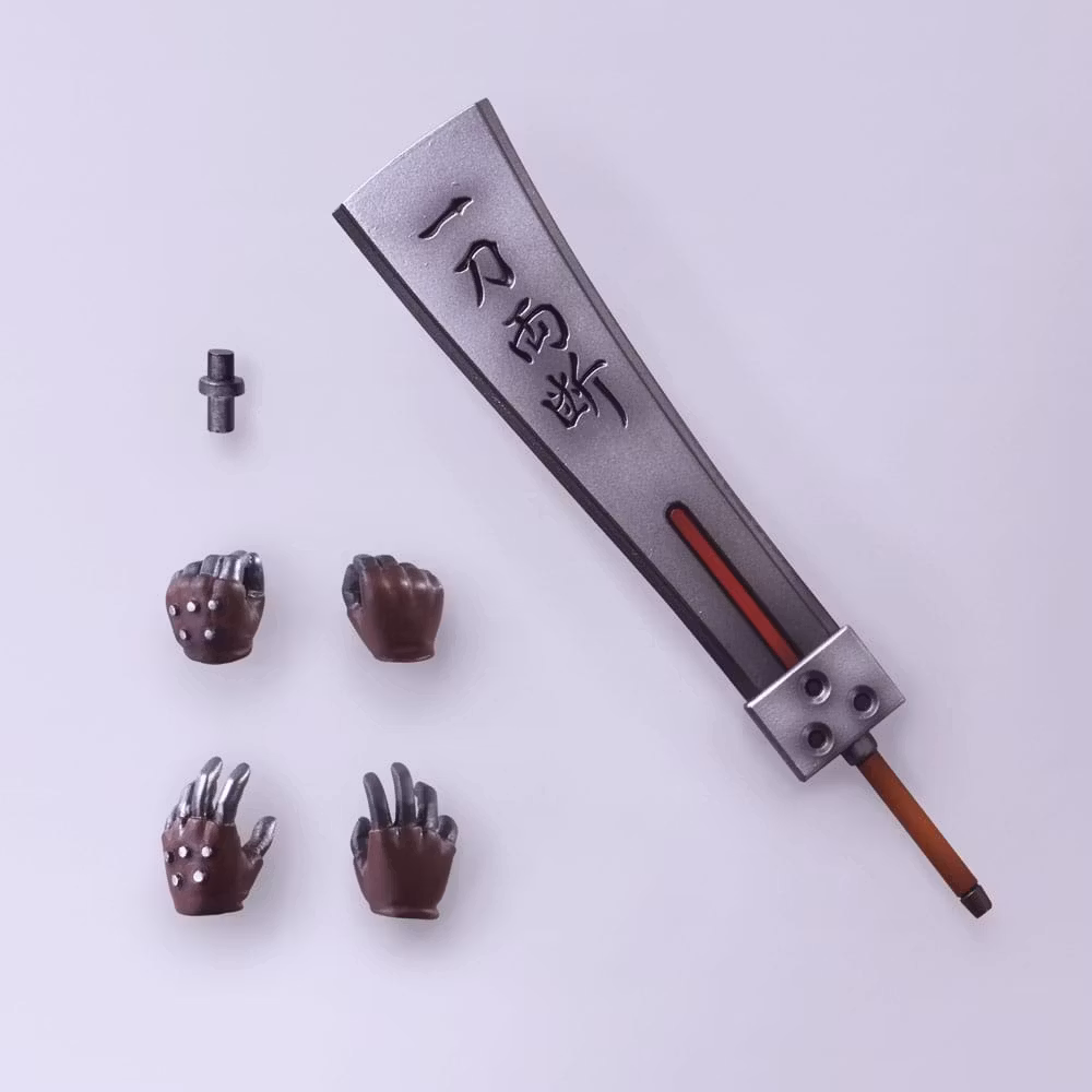 Final Fantasy VII Bring Arts Action Figure Cloud Strife Hardedge Ver. 15 cm (Totalpris 1798,-)