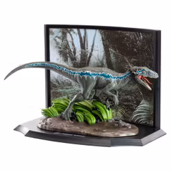 Jurassic Park Velociraptor blue diorama