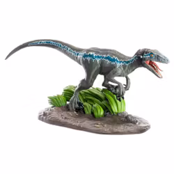 Jurassic Park Velociraptor blue diorama